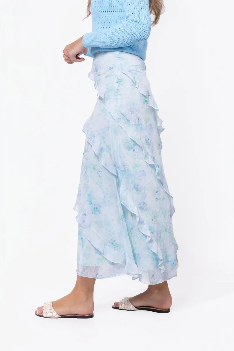 Laurel Skirt (Blue Flower) - Image 3