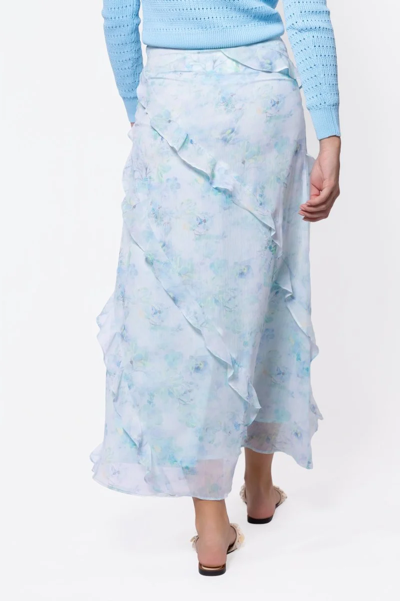 Laurel Skirt (Blue Flower) - Image 4