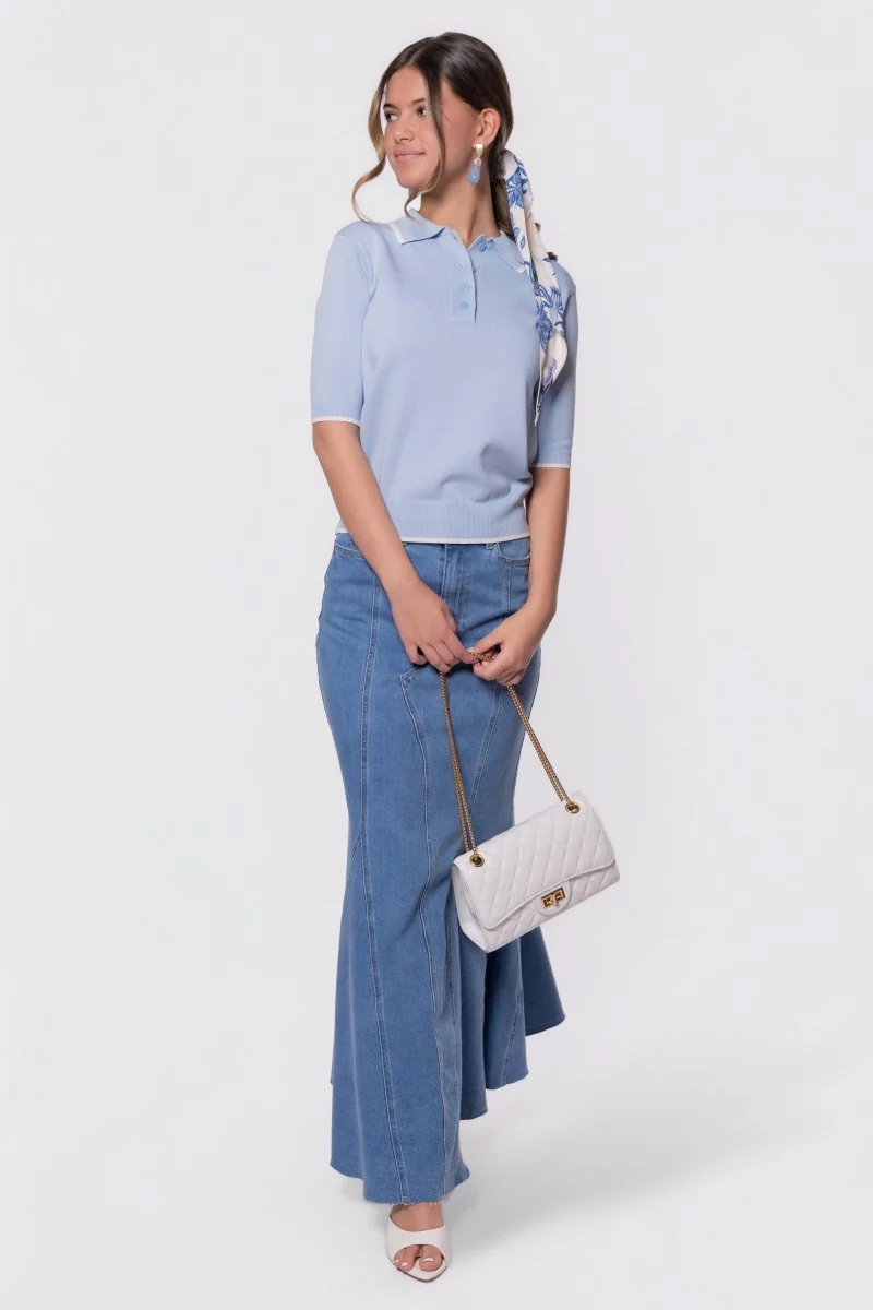 Leah Top (Light Blue) - Image 2