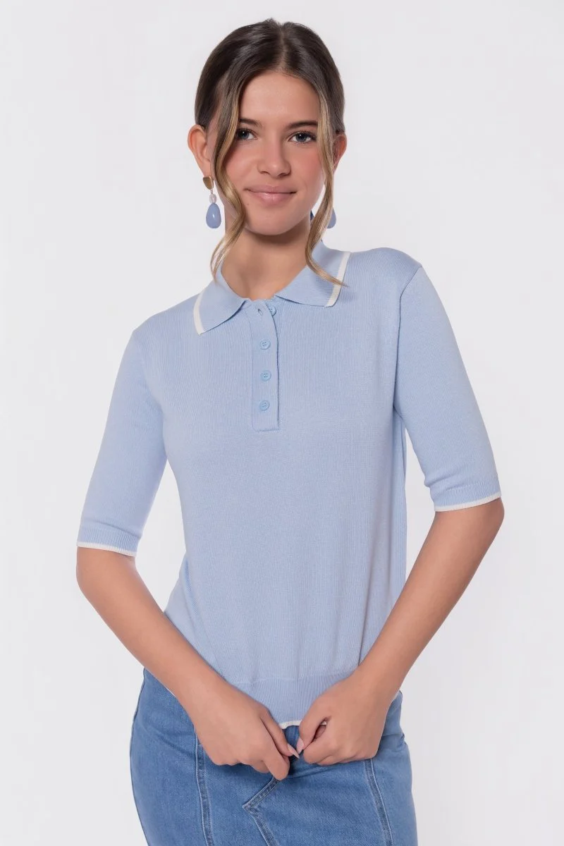 Leah Top (Light Blue) - Image 6