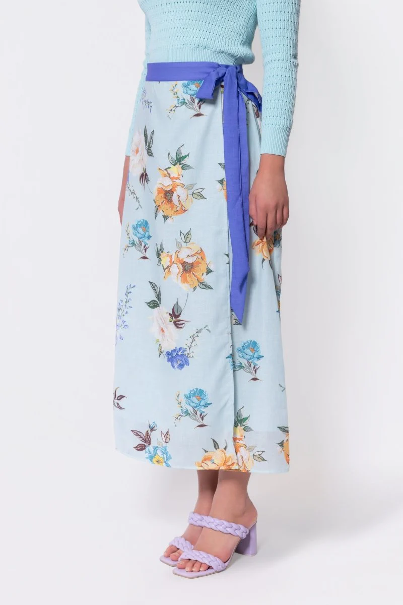 Leila Skirt (Mint Ground) - Image 3
