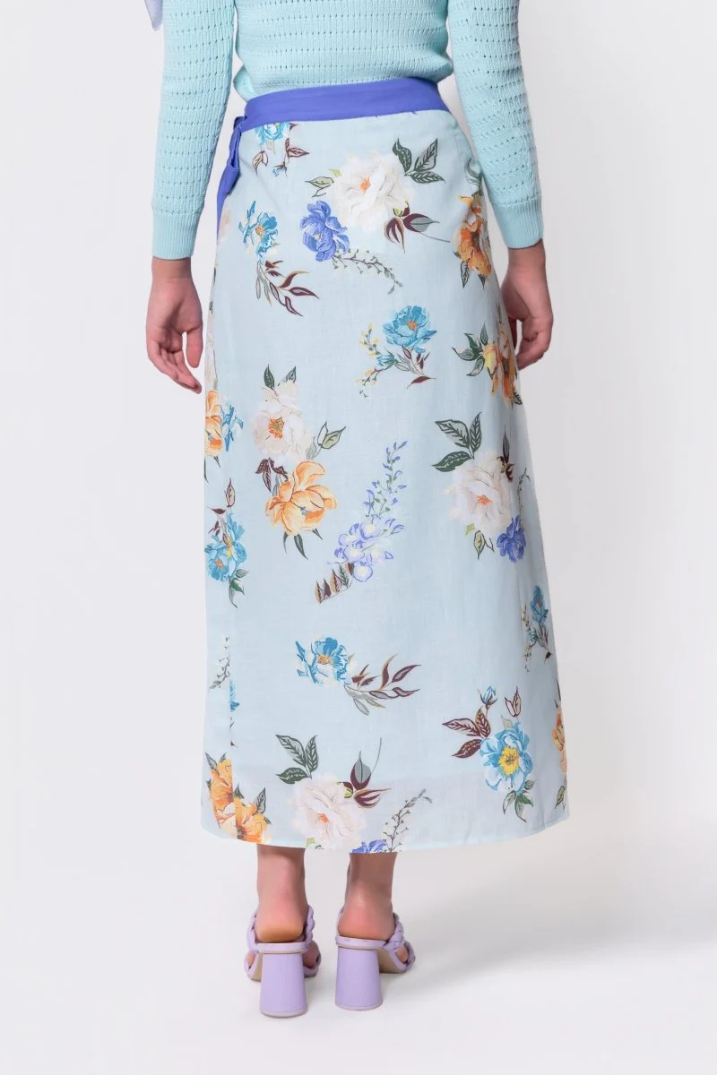 Leila Skirt (Mint Ground) - Image 4