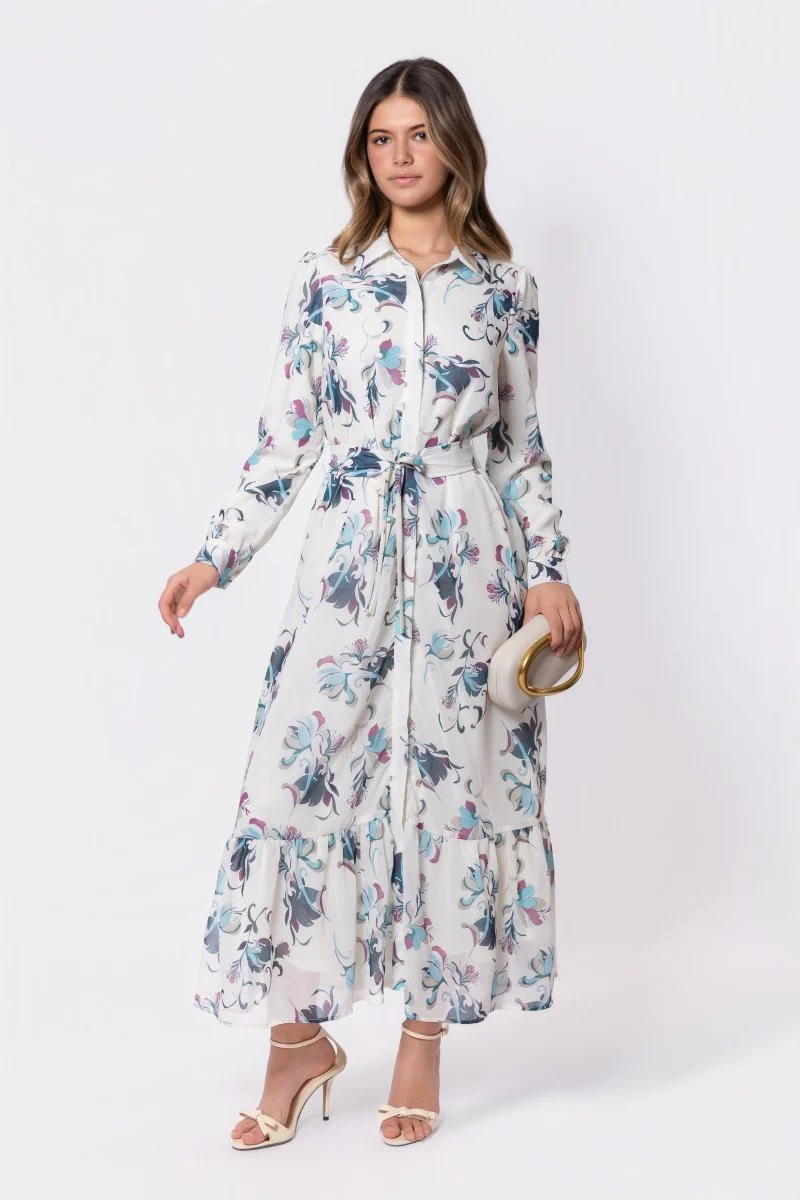 Lexi Dress (Ivory Ground) - Image 2