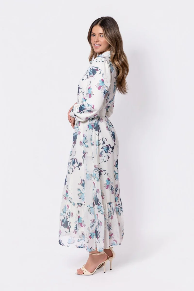 Lexi Dress (Ivory Ground) - Image 3