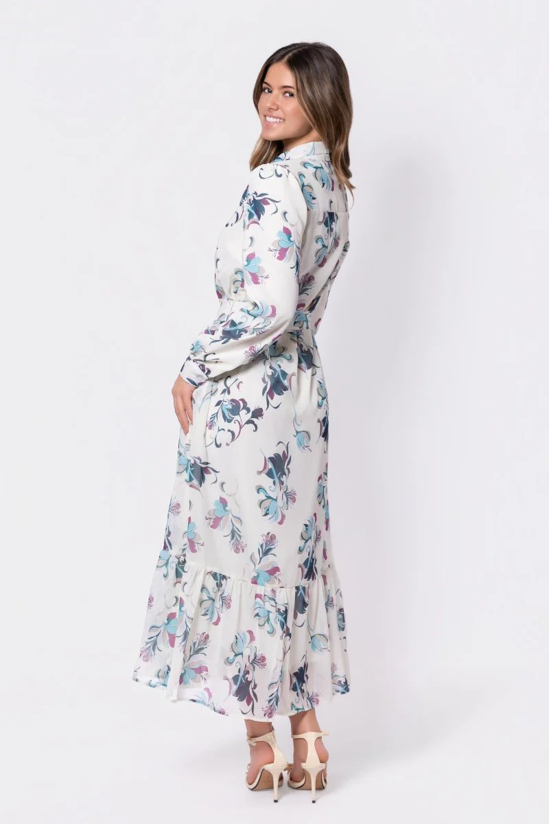 Lexi Dress (Ivory Ground) - Image 4