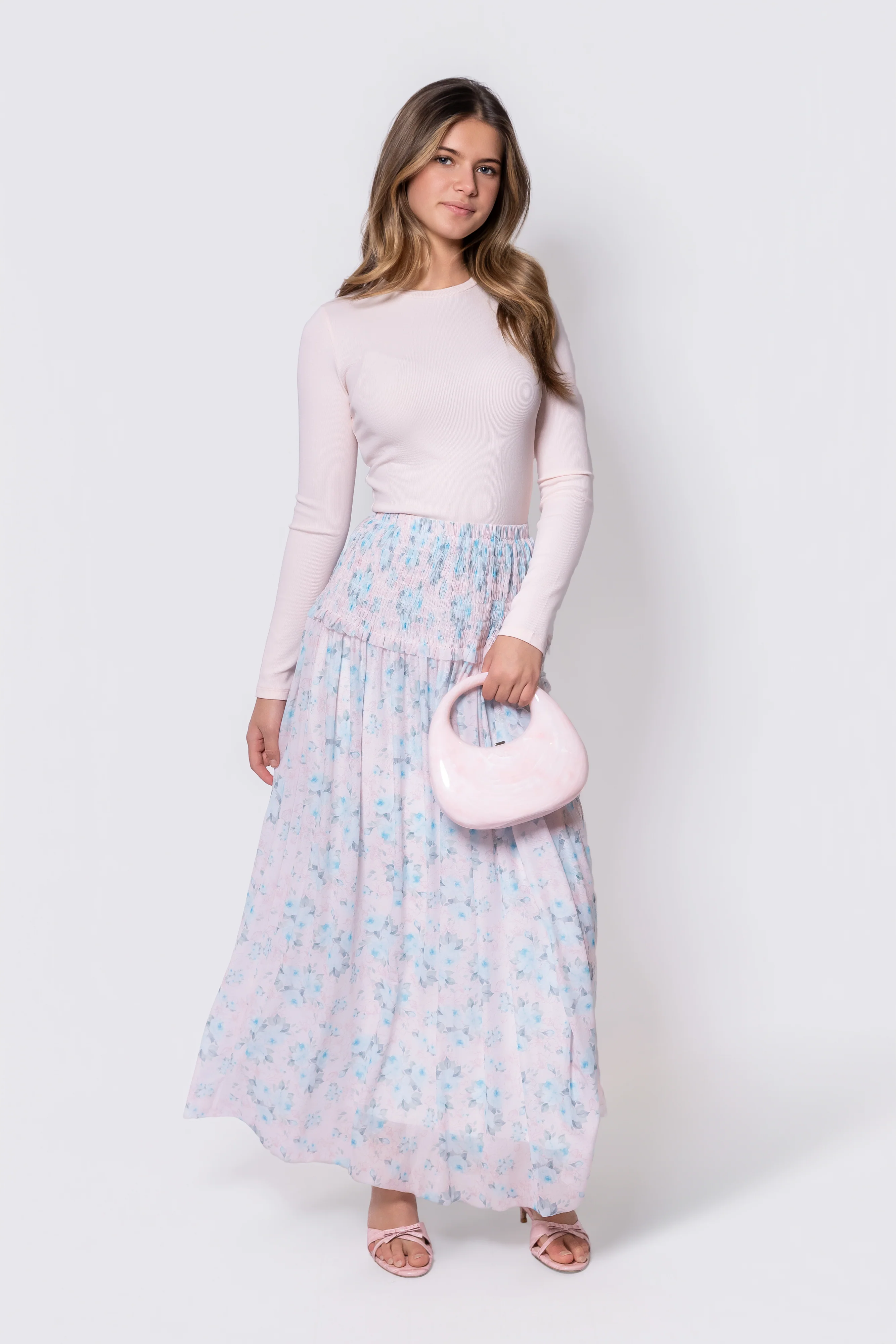 Liana Skirt (Pink /Blue) - Image 6