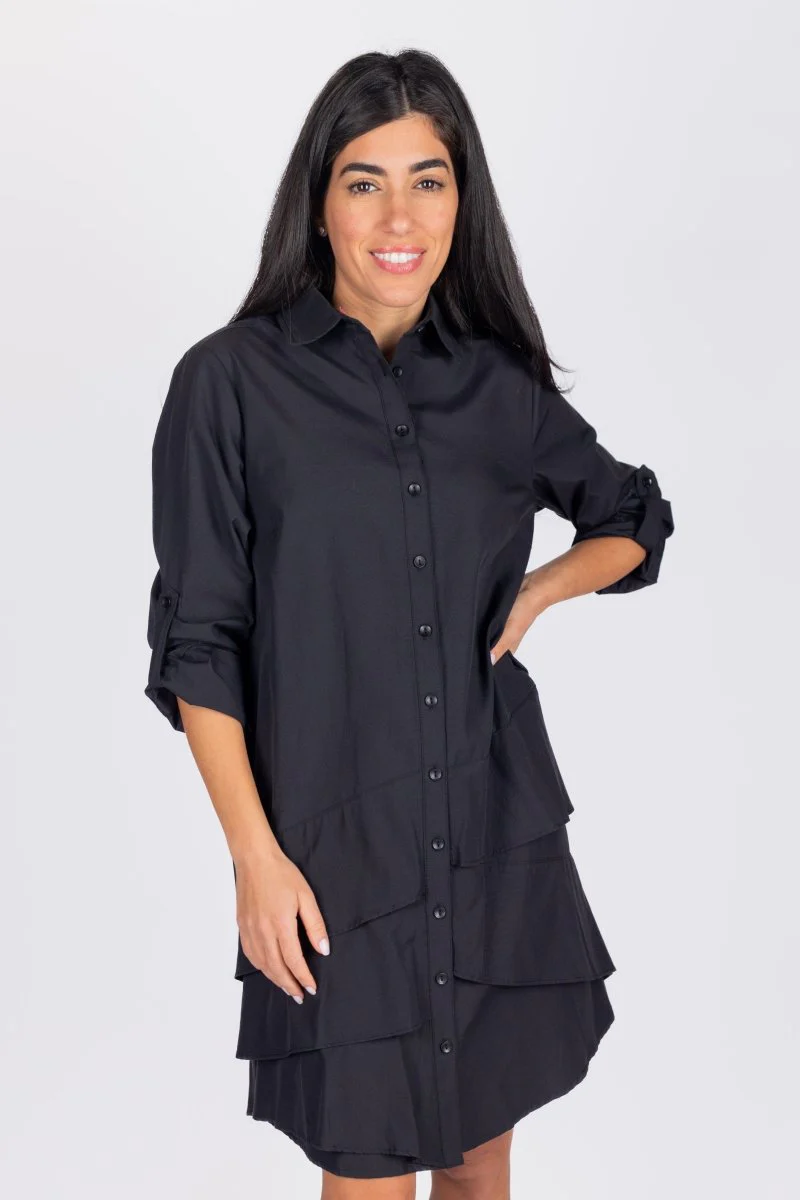 Lilian Dress (Black) - Image 3