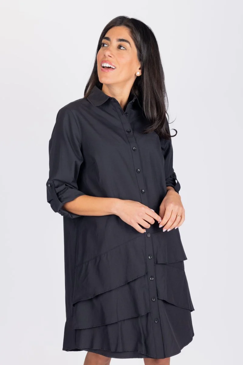Lilian Dress (Black) - Image 4