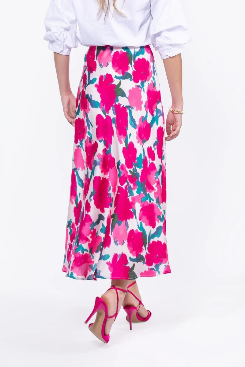 Lisa Skirt (Fuchsia/Green) - Image 4
