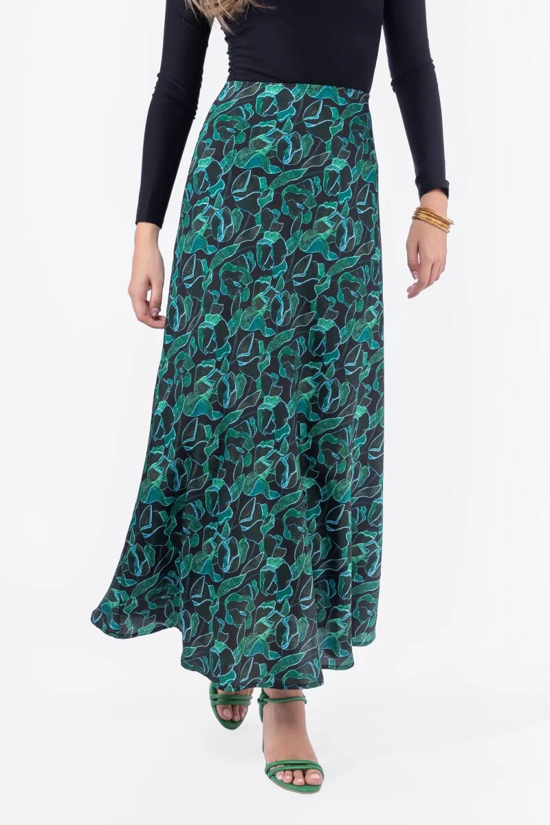 Lisa Skirt (Green Pattern) - Image 3