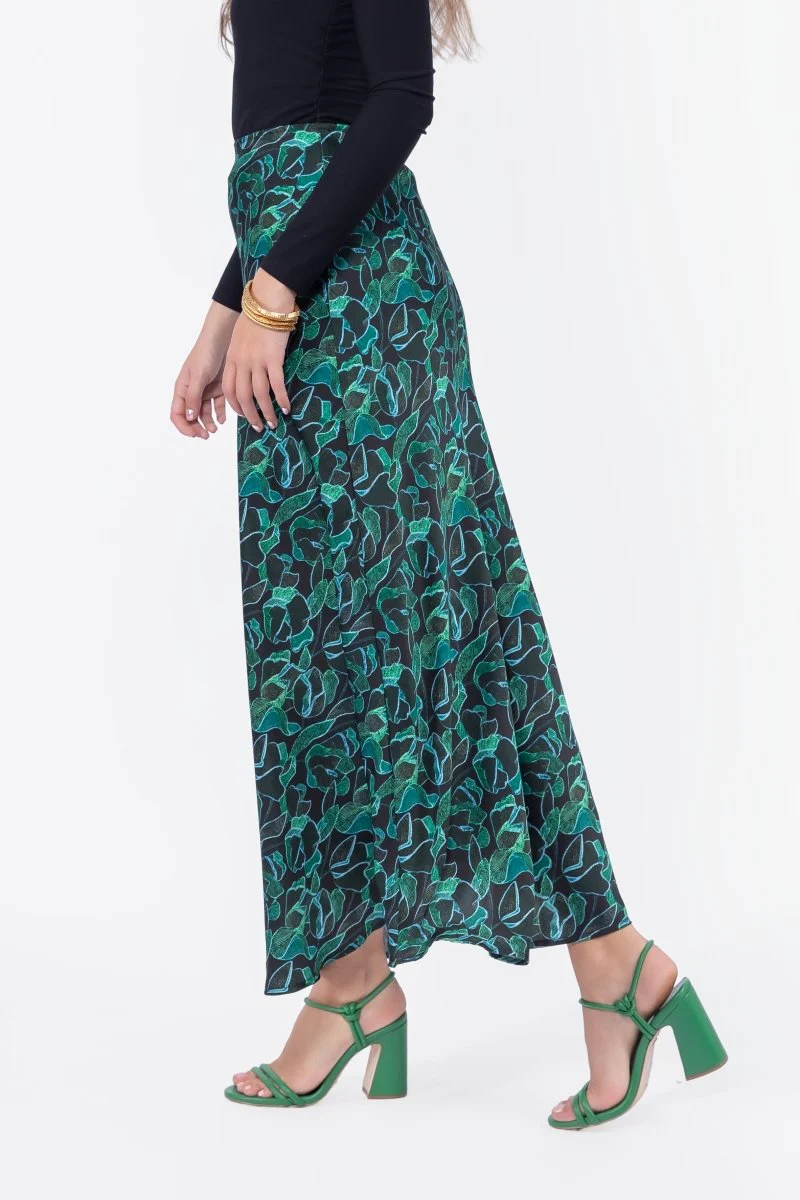 Lisa Skirt (Green Pattern) - Image 4