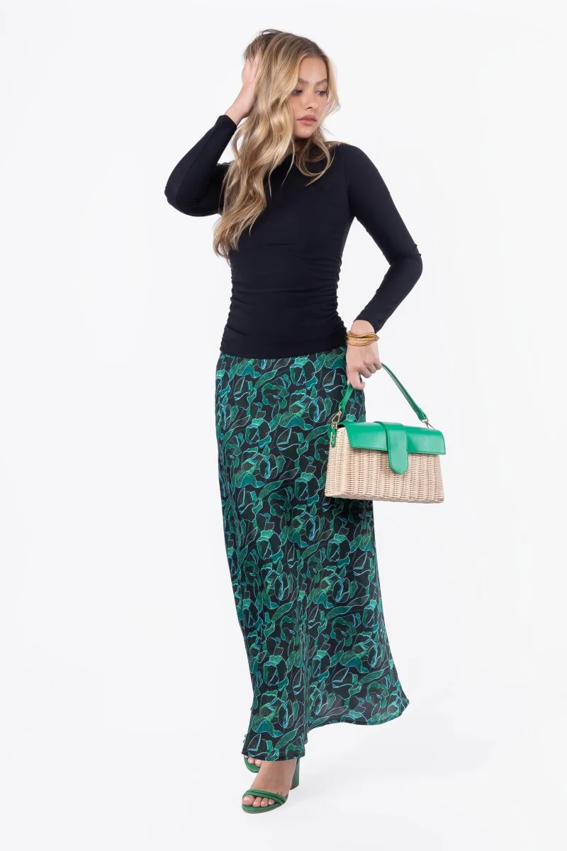 Lisa Skirt (Green Pattern) - Image 7