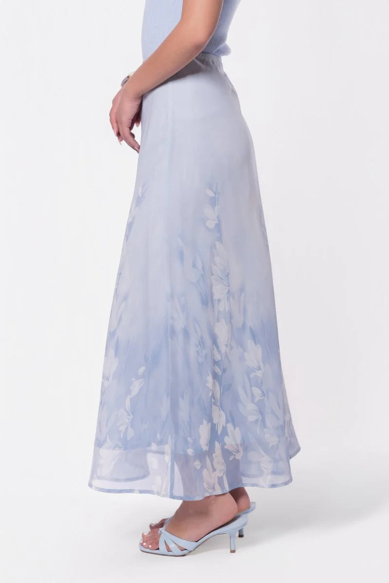 Lisa Skirt (Light Blue Flower) - Image 3