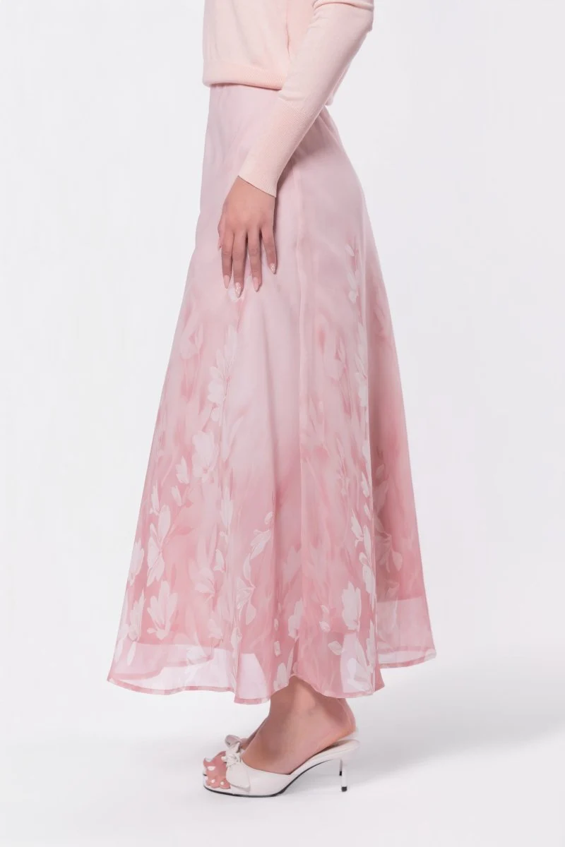 Lisa Skirt (Light Pink Flower) - Image 3