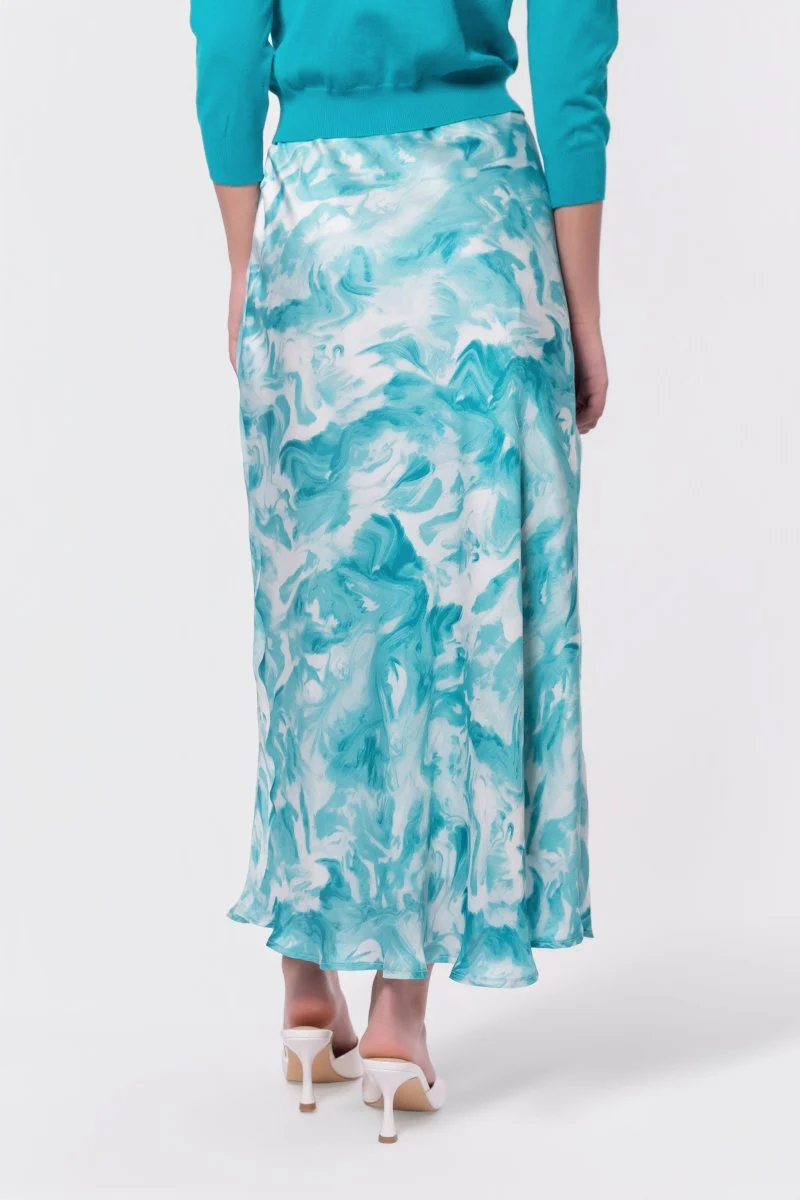 Lisa Skirt (Teal Green Pattern) - Image 4