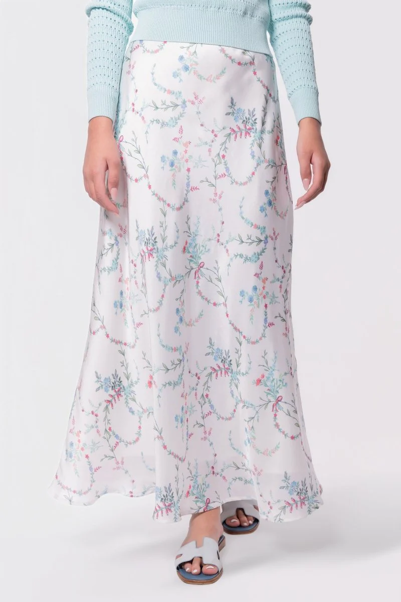 Lisa Skirt (White Flower) - Image 2