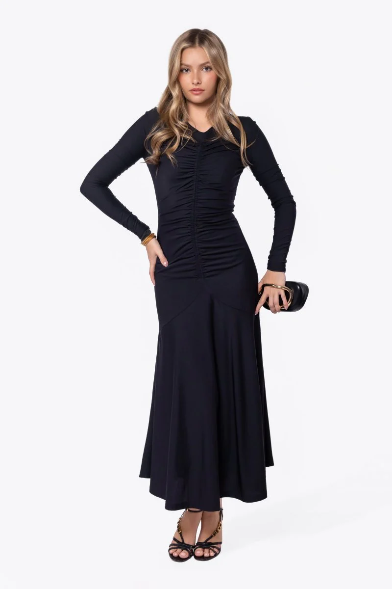 Mariella Dress (Black Solid)