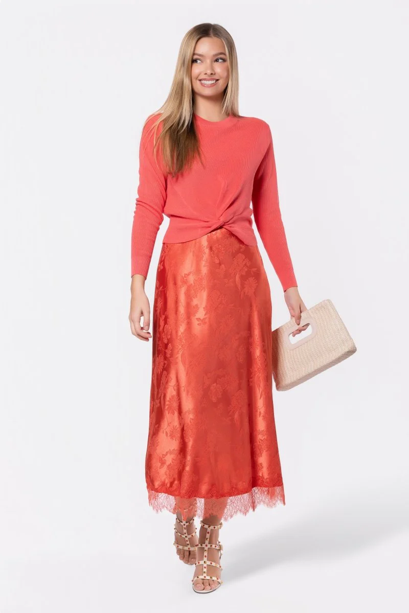 Marley Skirt (Deep Coral)