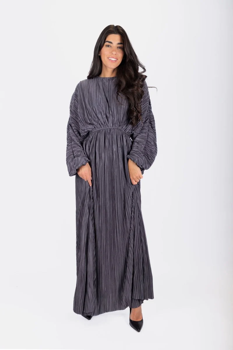 Meliora Dress (Blue Grey) - Image 3