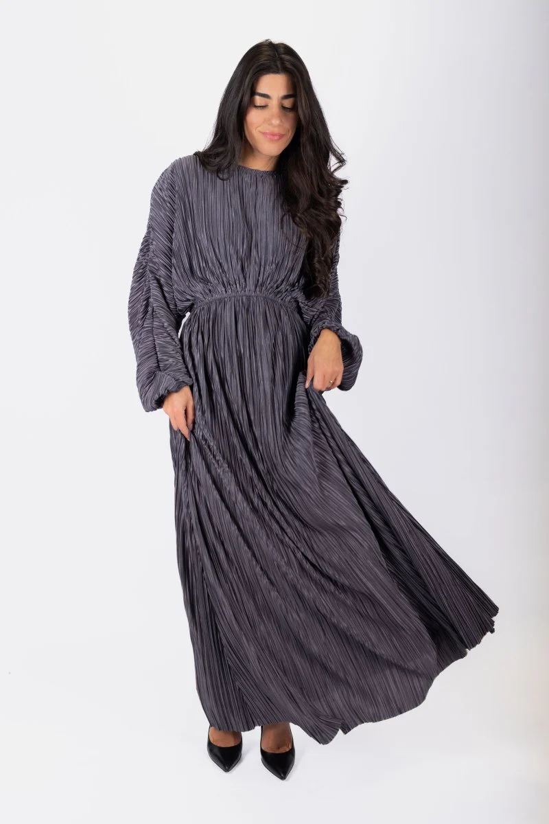 Meliora Dress (Blue Grey) - Image 4