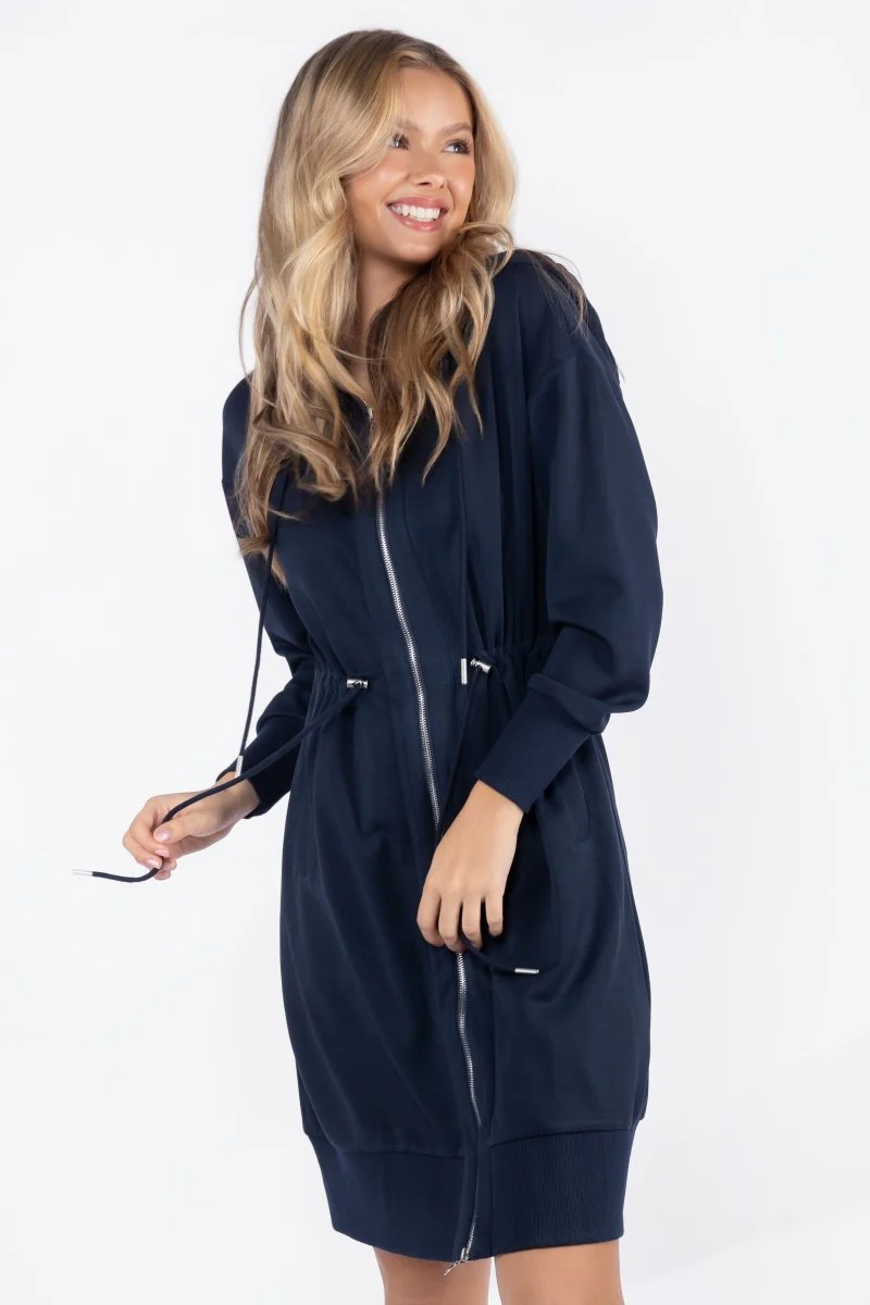 Mina Dress 40" (Navy) - Image 3