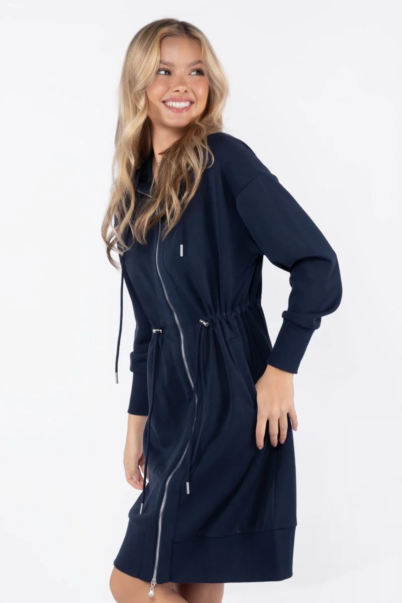 Mina Dress 40" (Navy) - Image 4