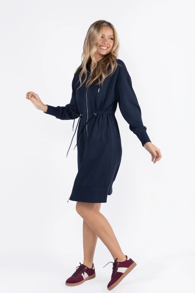 Mina Dress 40" (Navy) - Image 7