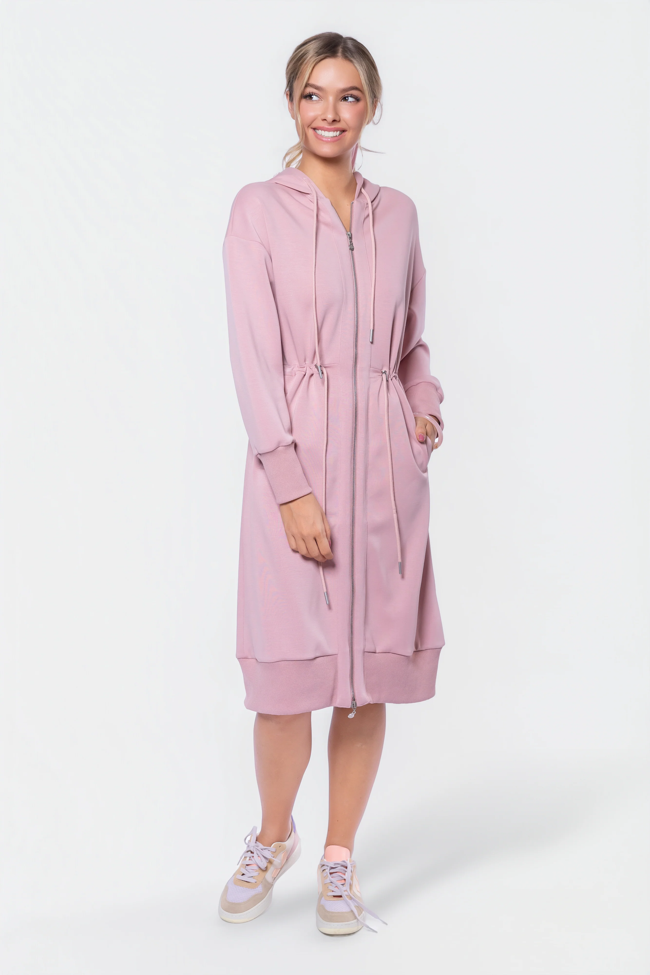 Mina Dress 42" (Indy Pink)