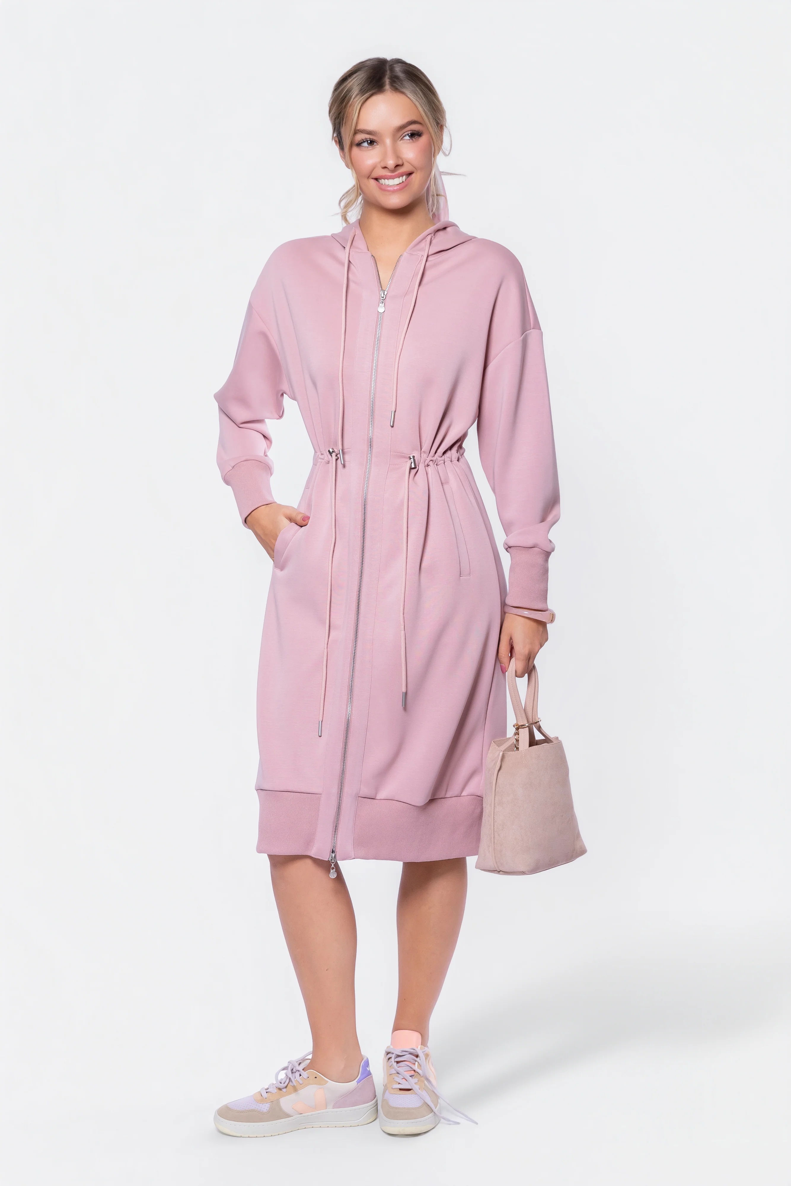 Mina Dress 42" (Indy Pink) - Image 2