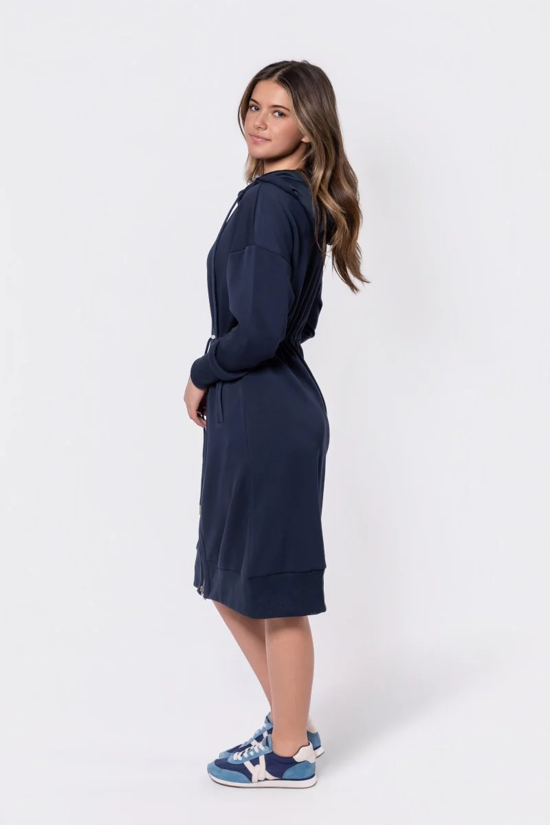 Mina Dress 42" (Navy) - Image 2