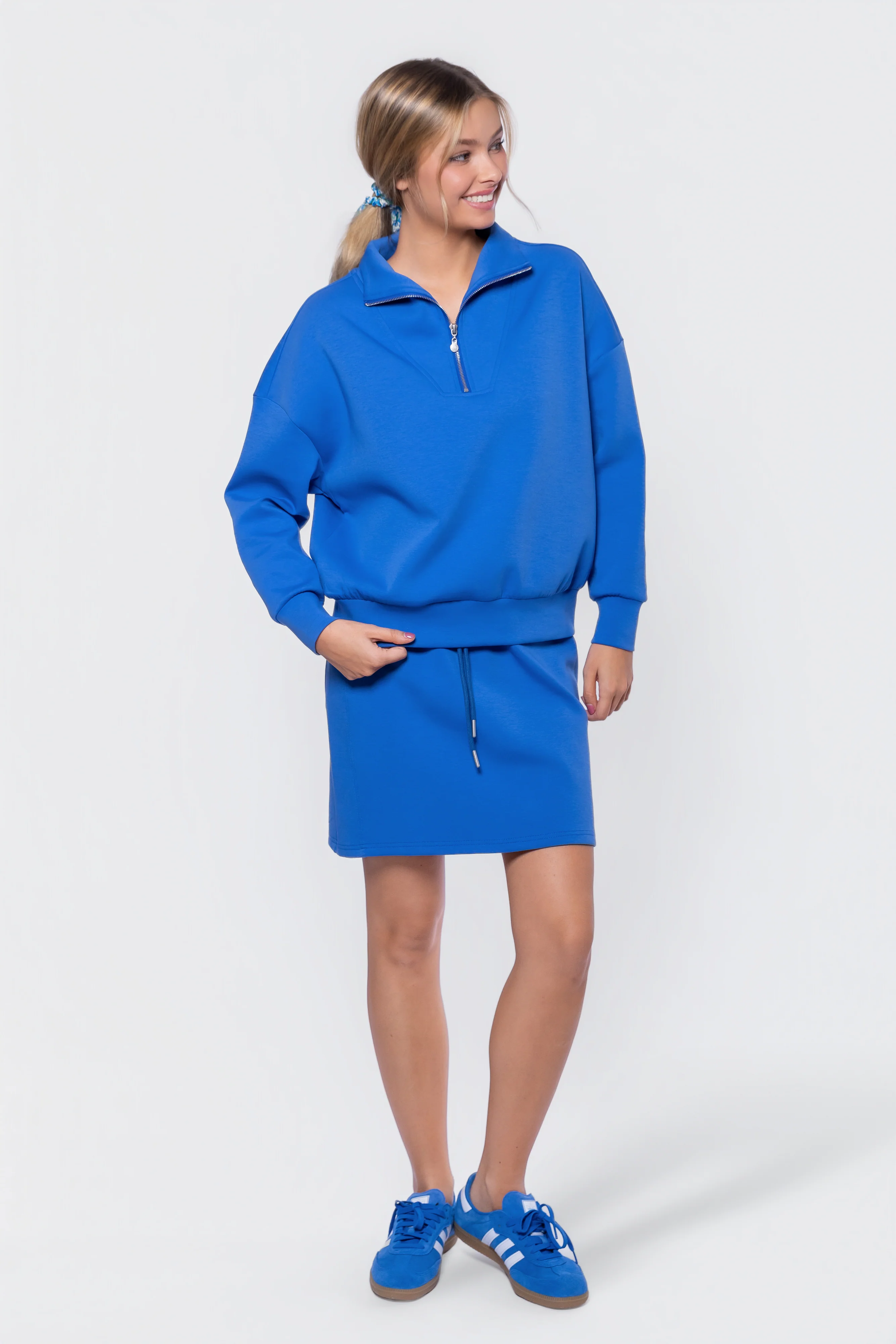 Mina Skirt 20" (Marina Blue)