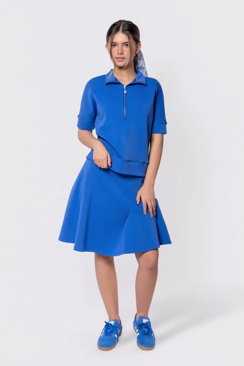 Mina Swing Skirt 23" (Marina Blue)