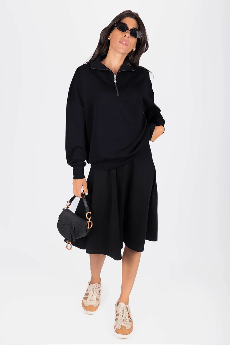 Mina Swing Skirt 26" (Black)
