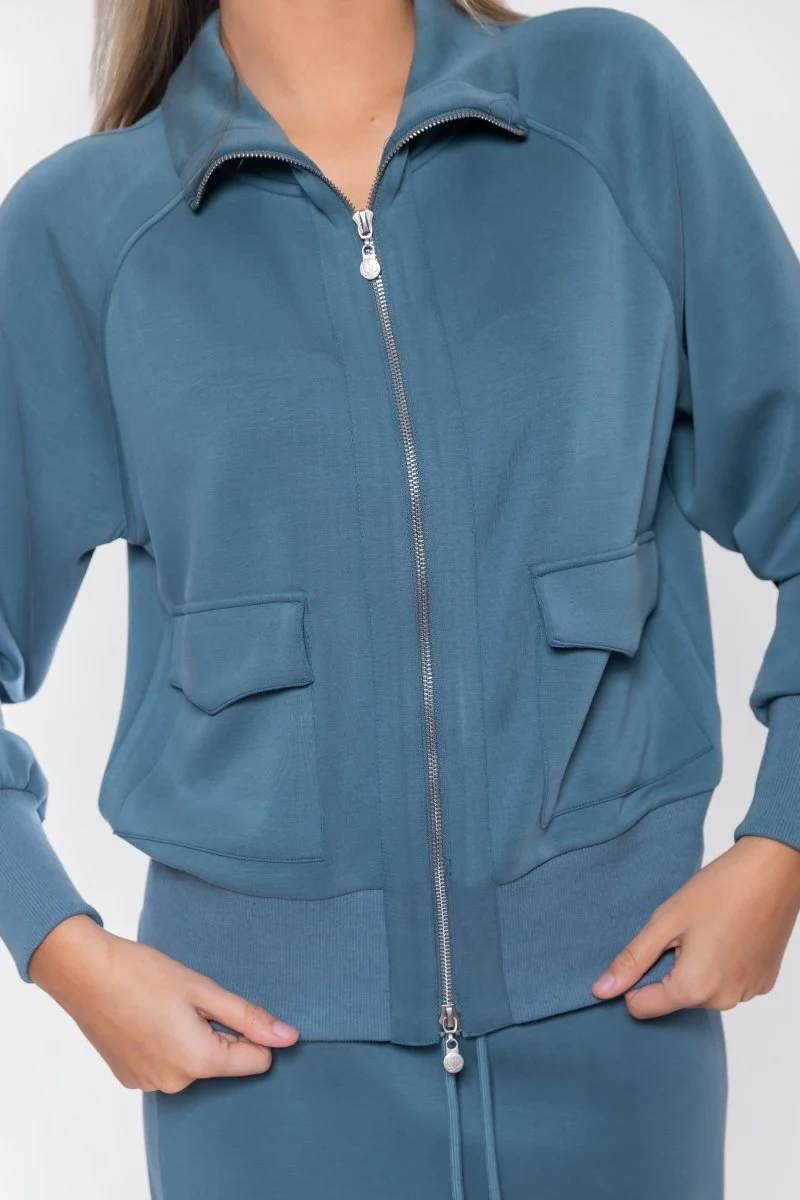 Mina Zip Up Jacket (Sage) - Image 5