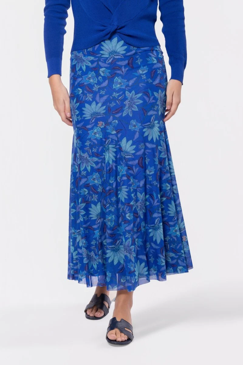 Natalia Skirt (Blue Pattern) - Image 2
