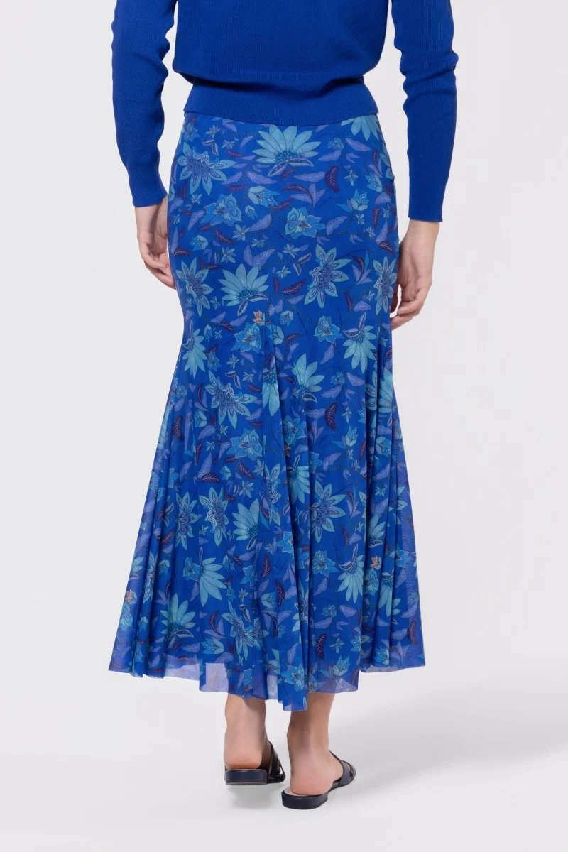 Natalia Skirt (Blue Pattern) - Image 4