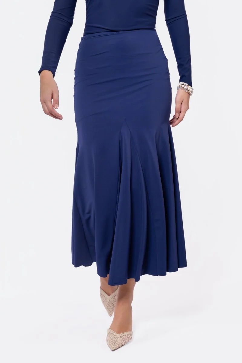 Natalia Skirt (Navy Solid) - Image 2