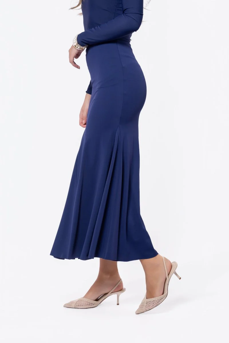 Natalia Skirt (Navy Solid) - Image 3