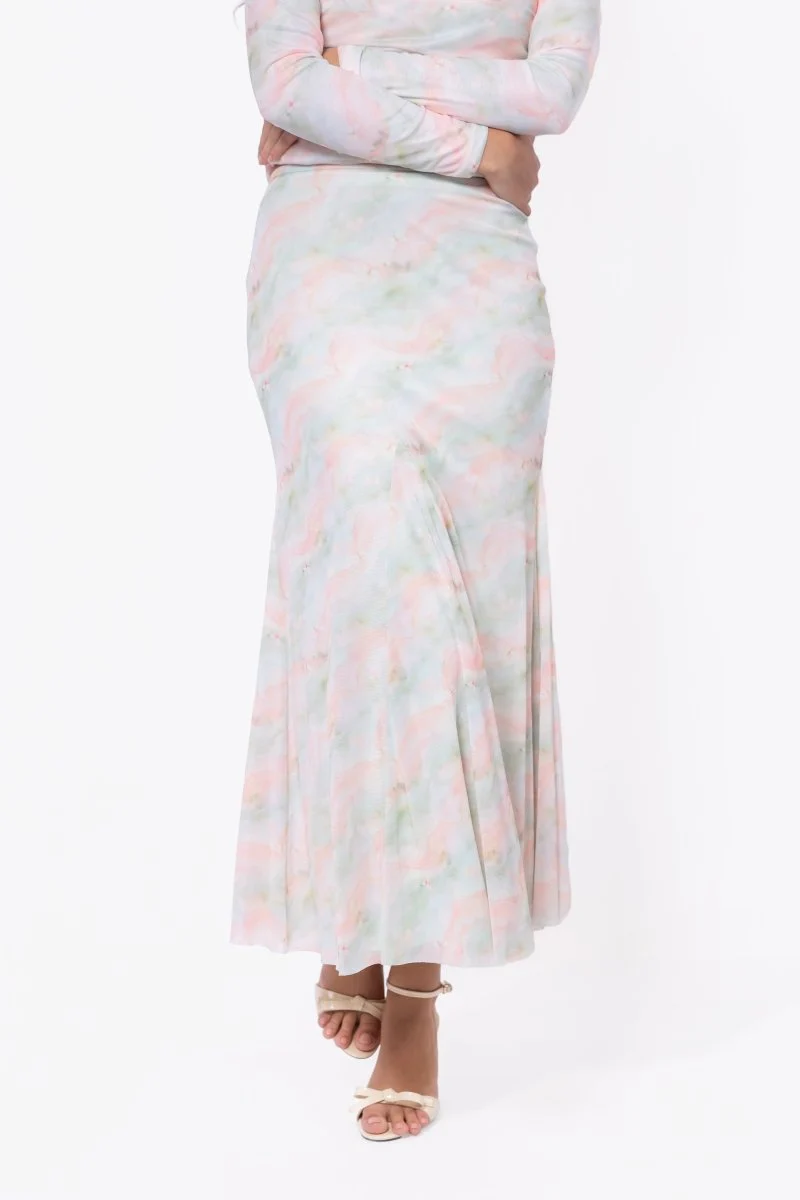 Natalia Skirt (Pink/Green) - Image 2