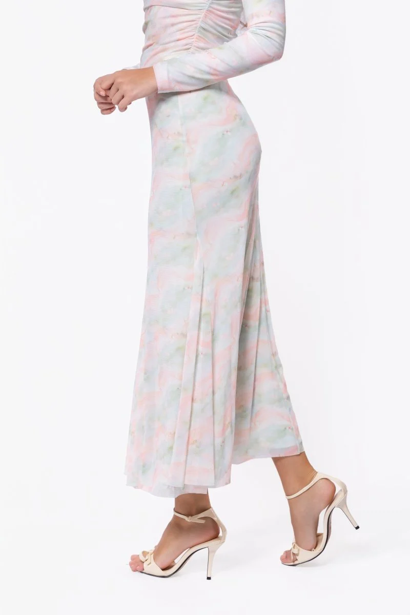 Natalia Skirt (Pink/Green) - Image 3