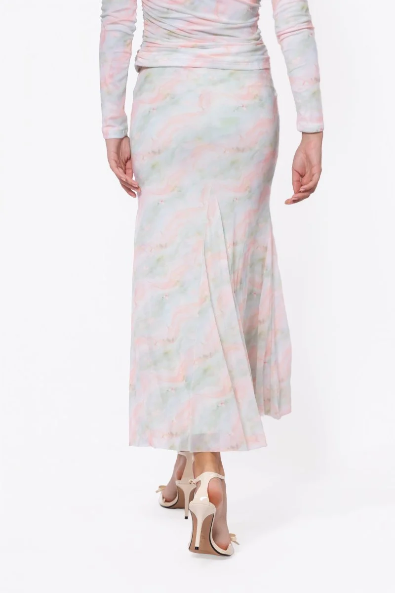 Natalia Skirt (Pink/Green) - Image 4