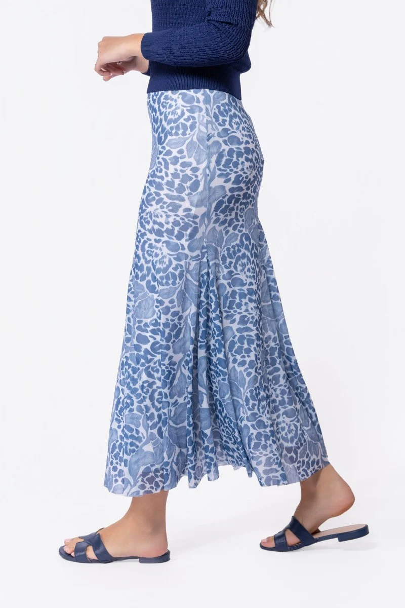 Natalia Skirt (White Blue) - Image 3
