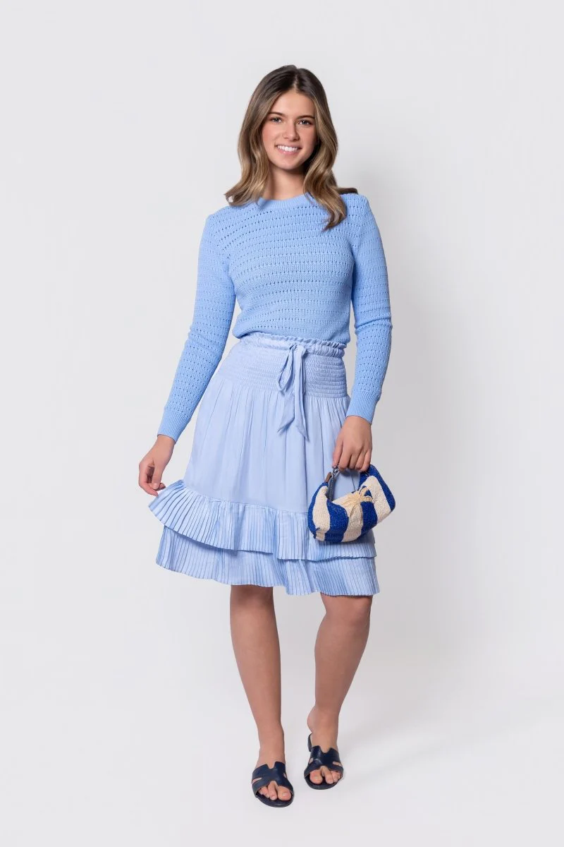 Nina Skirt 23" (Light Blue)