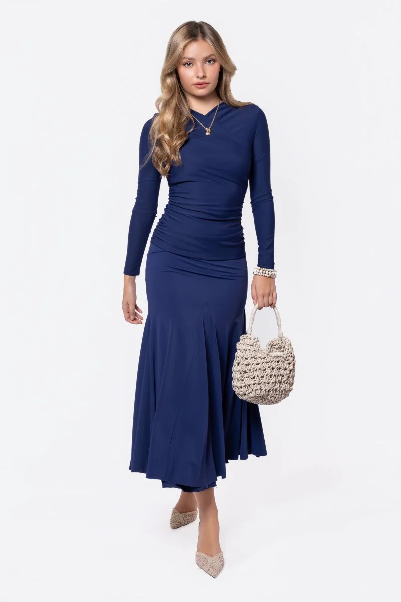Noa Top (Navy Solid) - Image 2