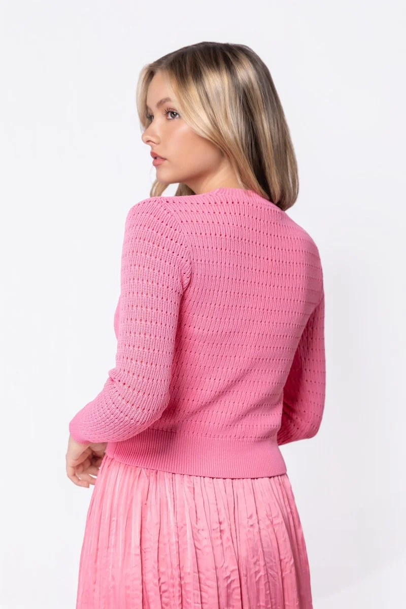 Paige Top (Medium Coral Pink) - Image 6