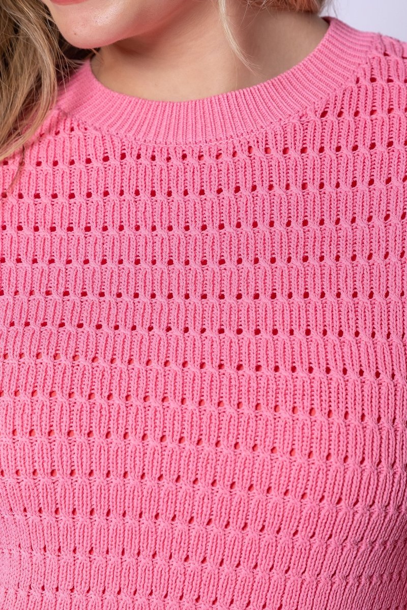 Paige Top (Medium Coral Pink) - Image 7