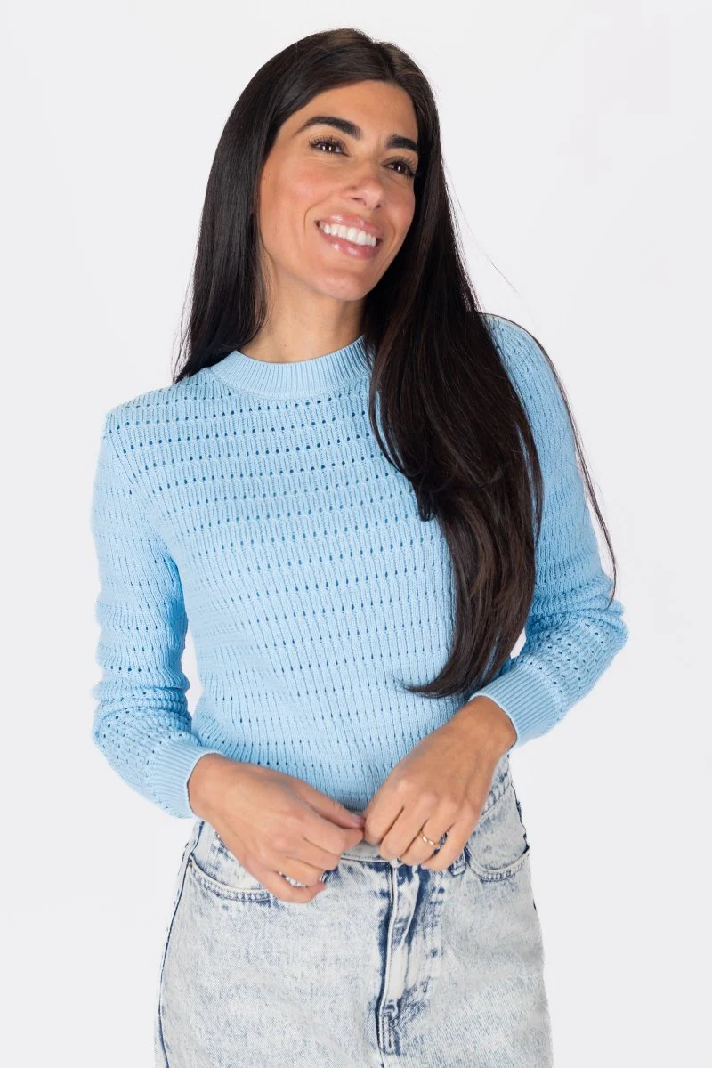 Paige Top (Pastel Blue) - Image 5
