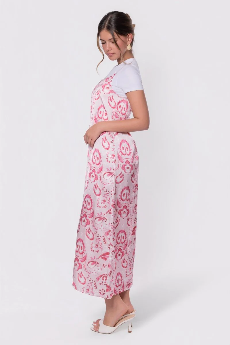 Paula Dress (Pink Pattern) - Image 3