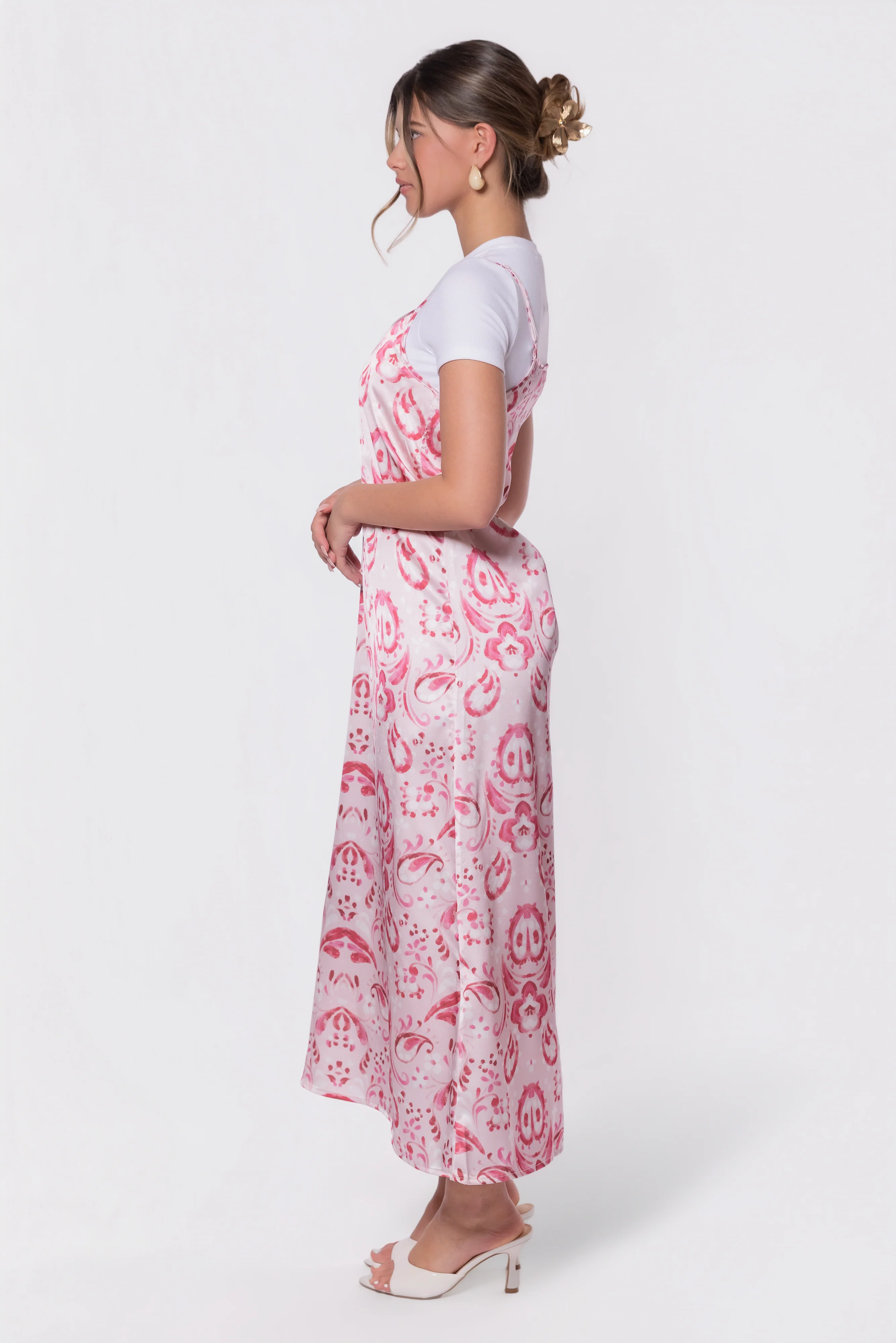 Paula Dress (Pink Pattern) - Image 4