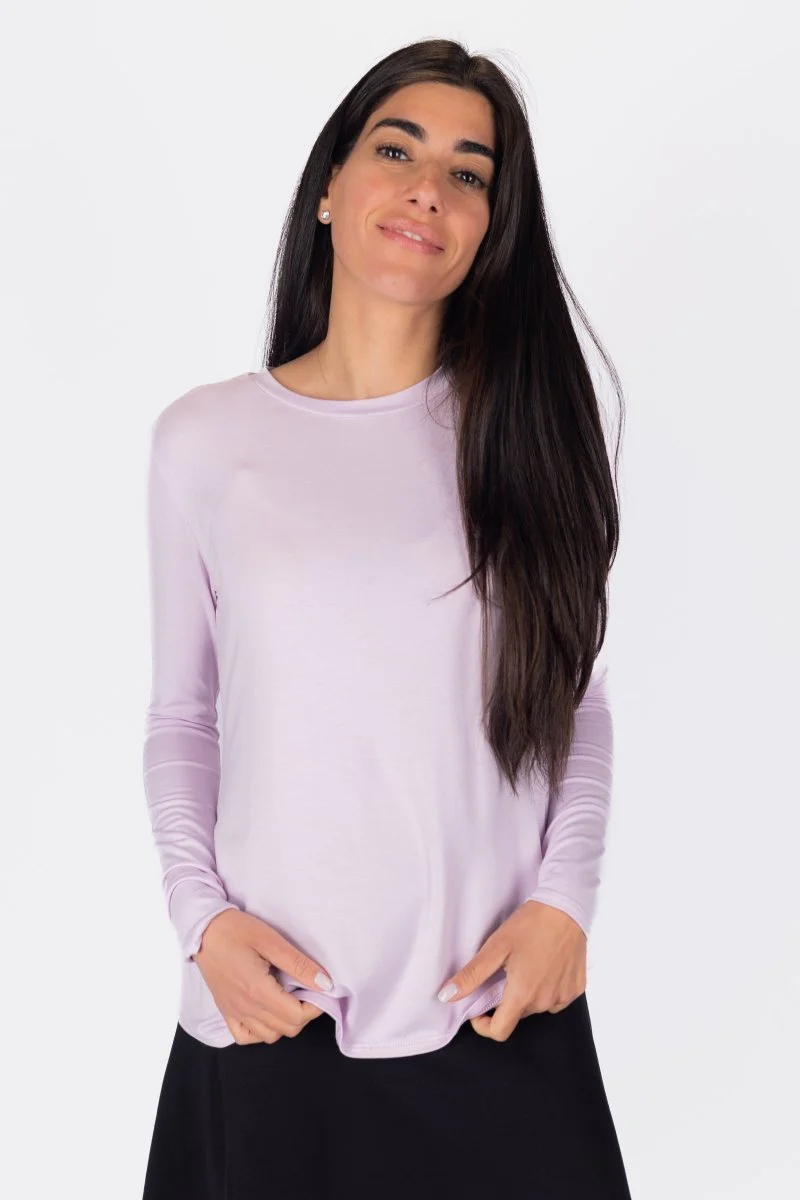 Phoebe Tee (Light Lilac)